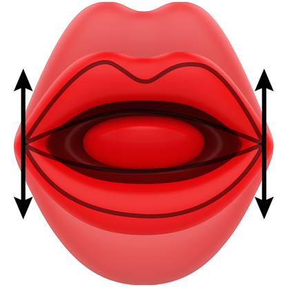 MIA - SIENA TRIPLO PRAZER VIBRANTE + MORDIDORA