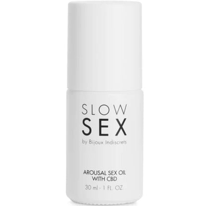 BIJOUX - ÓLEO DE MASSAGEM SEXUAL SLOW SEX COM CBD 30 ML