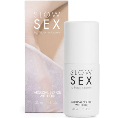 BIJOUX - ÓLEO DE MASSAGEM SEXUAL SLOW SEX COM CBD 30 ML