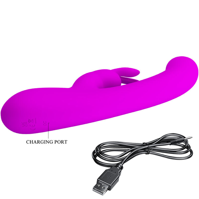 PRETTY LOVE - LAMAR RABBIT VIBRATOR &amp; VIOLETT G-SPOT