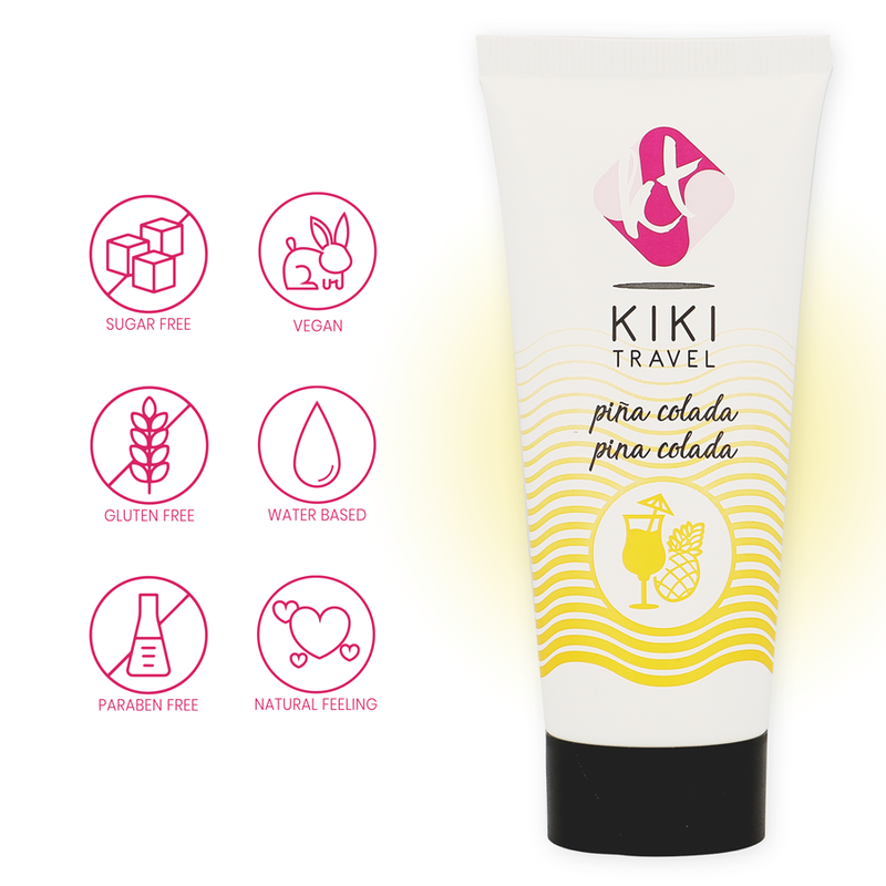 KIKÍ TRAVEL - LUBRIFICANTE PINA COLADA 50 ML