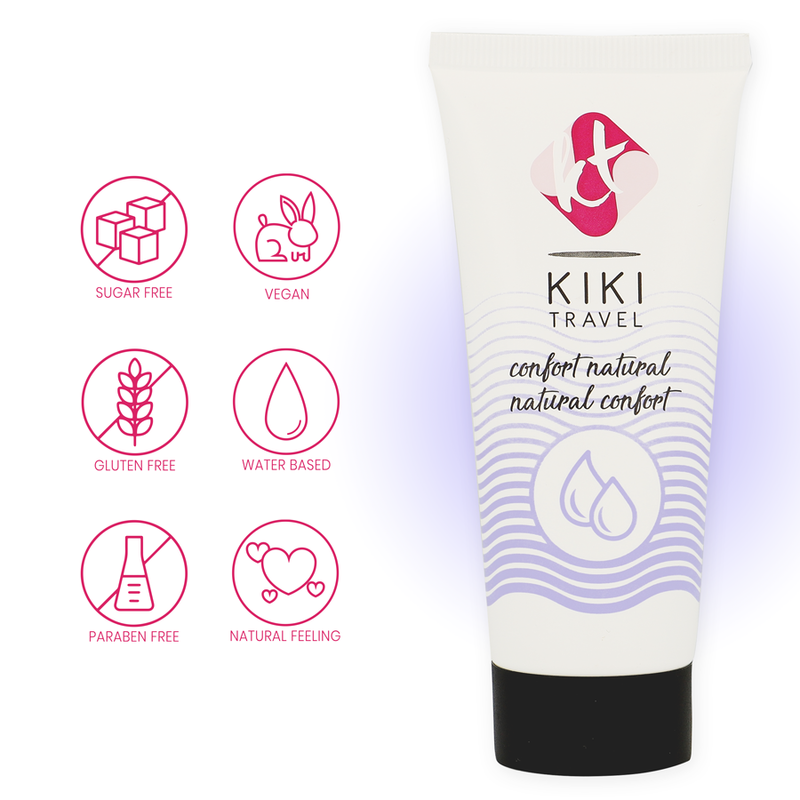KIKÍ TRAVEL - LUBRIFICANTE NATURAL CONFORT 50 ML