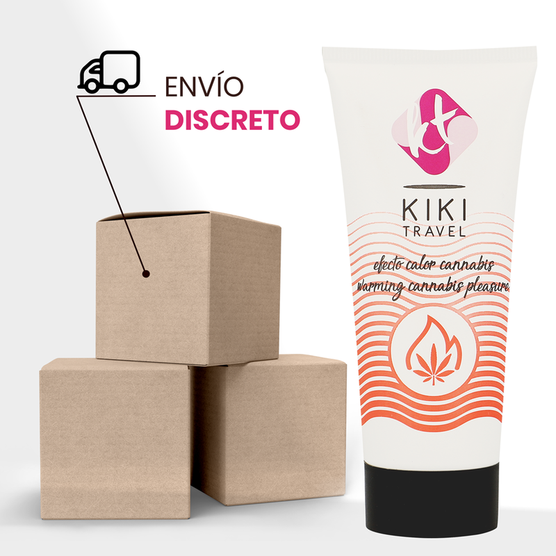 KIKÍ TRAVEL - LUBRIFICANTE CANNABIS HOT EFFECT 50 ML