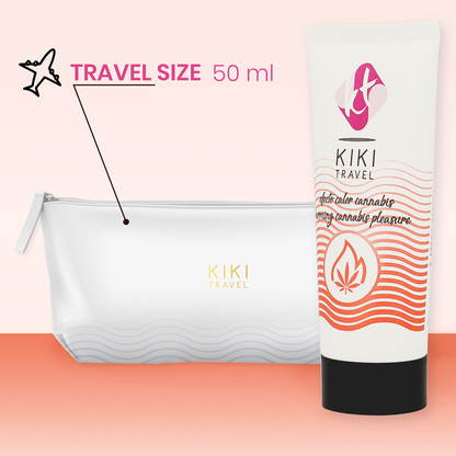 KIKÍ TRAVEL - LUBRIFICANTE CANNABIS HOT EFFECT 50 ML