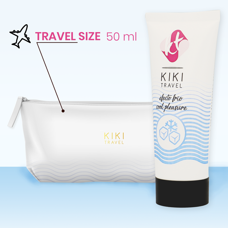 KIKÍ TRAVEL - LUBRIFICANTE COM EFEITO REFRESCANTE 50 ML