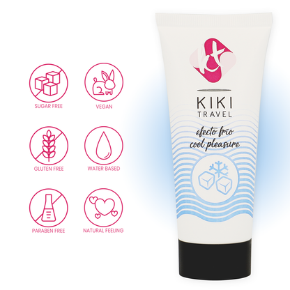 KIKÍ TRAVEL - LUBRIFICANTE COM EFEITO REFRESCANTE 50 ML