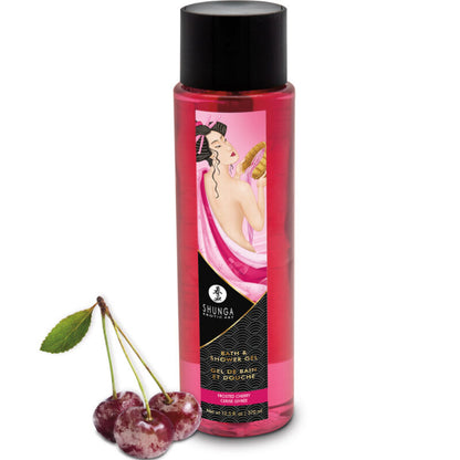 SHUNGA - GEL DE BANHO E DUCHE FROSTED CHERRY 370 ML