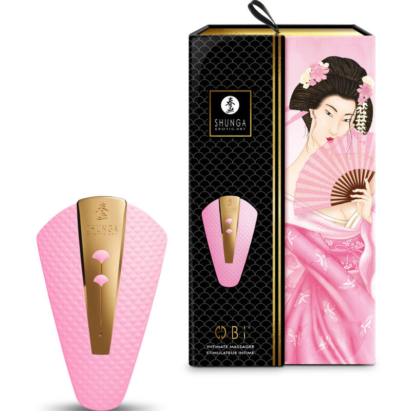 SHUNGA - OBI MASSAGEADOR ÍNTIMO ROSA