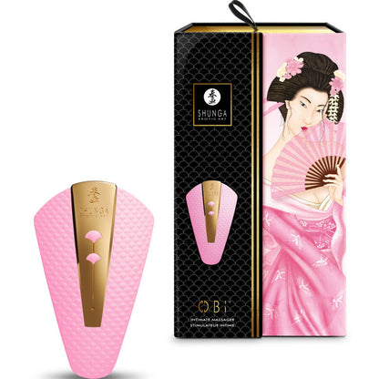 SHUNGA - OBI MASSAGEADOR ÍNTIMO ROSA