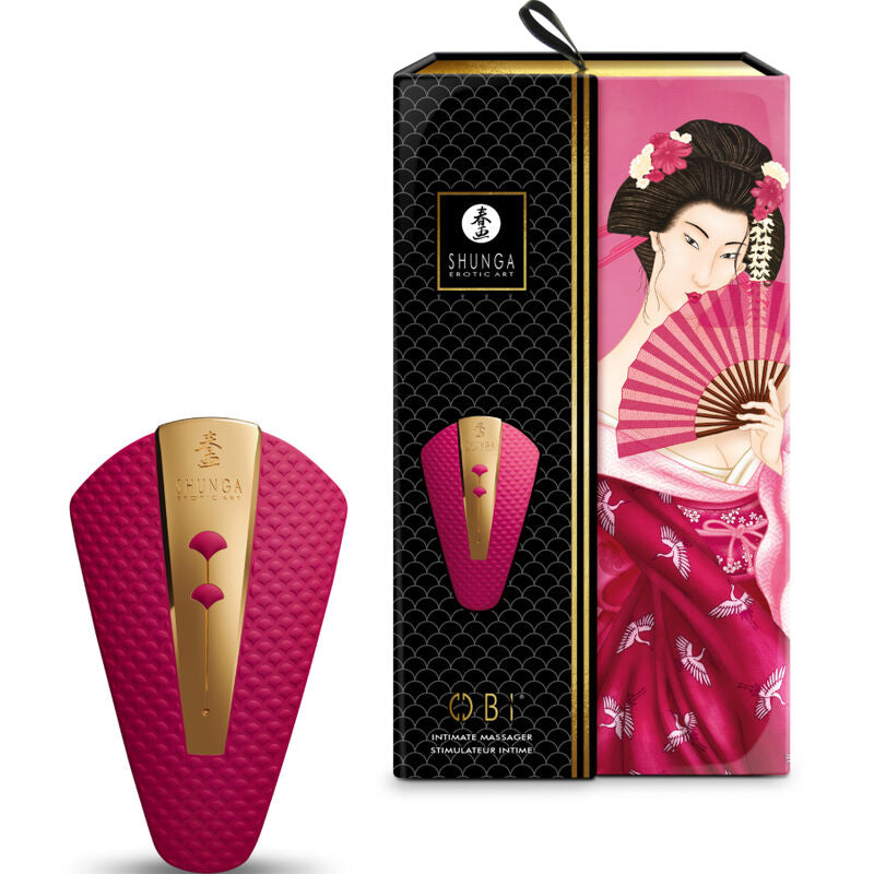 SHUNGA - OBI MASSAGEADOR ÍNTIMO ROSA