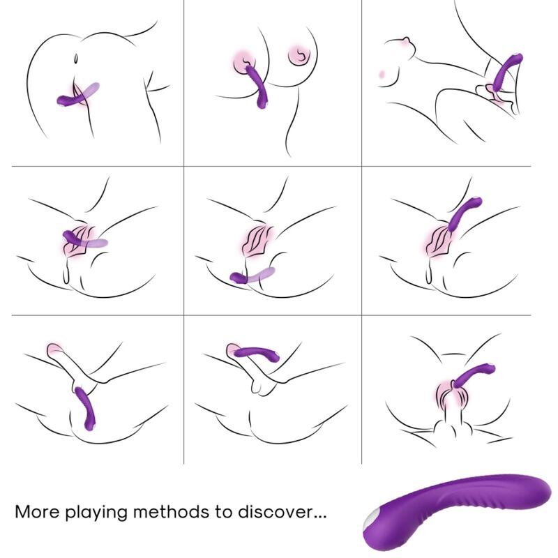 ARMONY - LEGEND VIBRADOR SILICONE ROXO