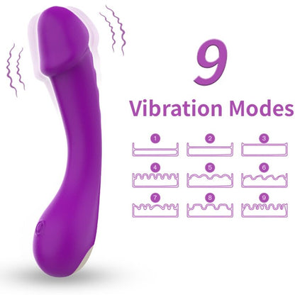 ARMONY - DILDO-VIBRATOR G-SPOT SILIKON LILA