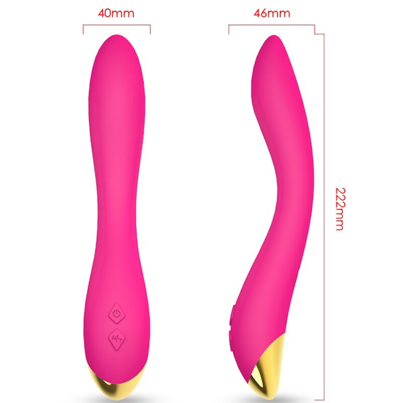 ARMONY - VIBRADOR FLAMINGO MULTIPOSIÇÕES FÚCSIA