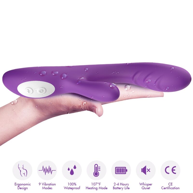 ARMONY - FAÍSCA VIBRADOR EFEITO CALOR ROXO