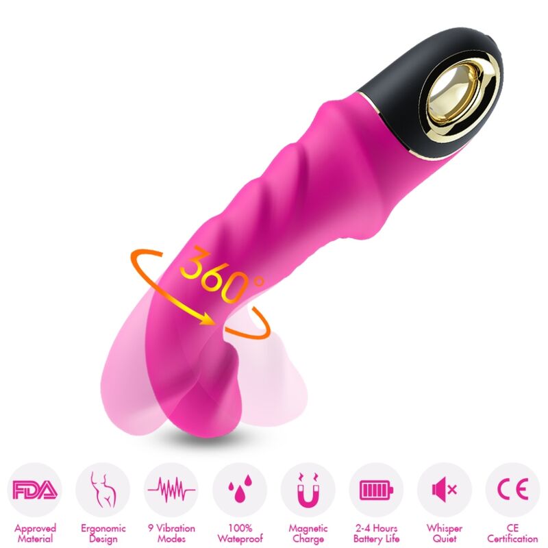 ARMONY - JOYBLADE DILDO-VIBRATOR-ROTATOR PINK