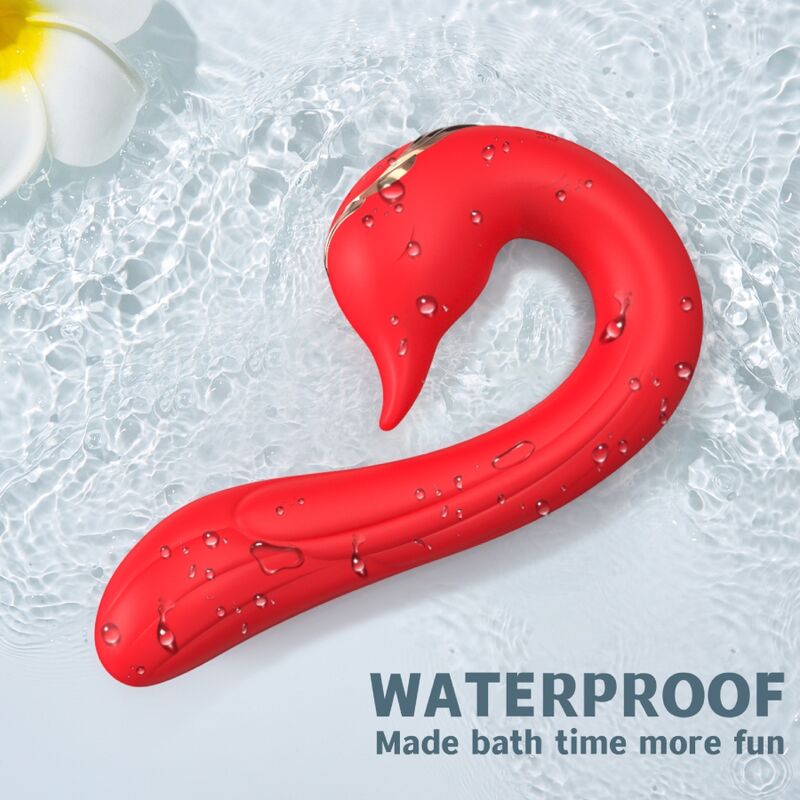 ARMONY - DELFIN VIBRADOR MULTIPOSIÇÕES E EFEITO CALOR VERMELHO