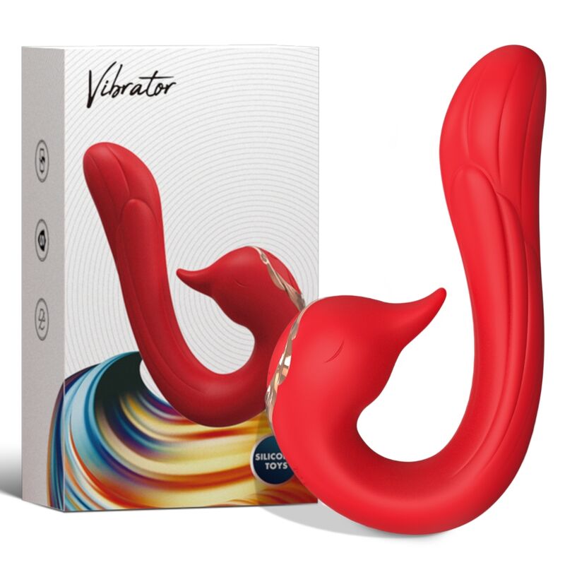 ARMONY - DELFIN VIBRADOR MULTIPOSIÇÕES E EFEITO CALOR VERMELHO