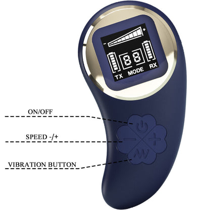 PRETTY LOVE - MINA OVO VIBRANTE CONTROLE REMOTO AZUL