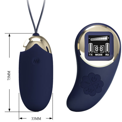 PRETTY LOVE - MINA OVO VIBRANTE CONTROLE REMOTO AZUL