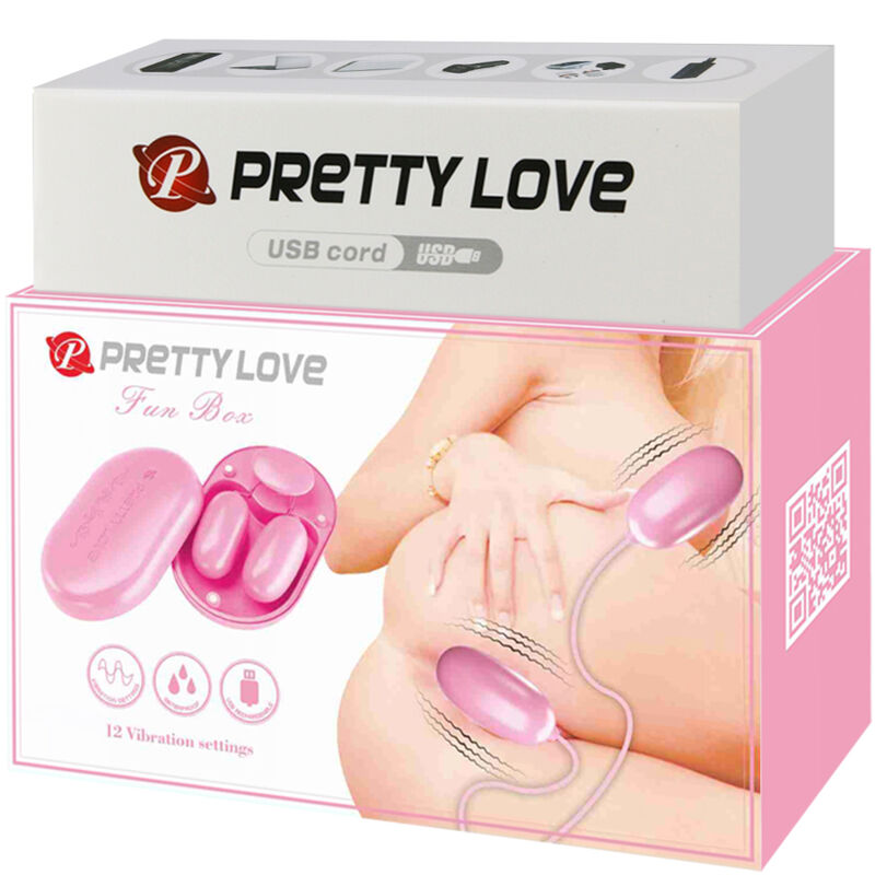 PRETTY LOVE - FUN BOX BALA VIBRATÓRIA ROSA