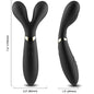 ARMONY - Y-WAND MASSAGEADOR E VIBRADOR DUPLA CABEÇA PRETO
