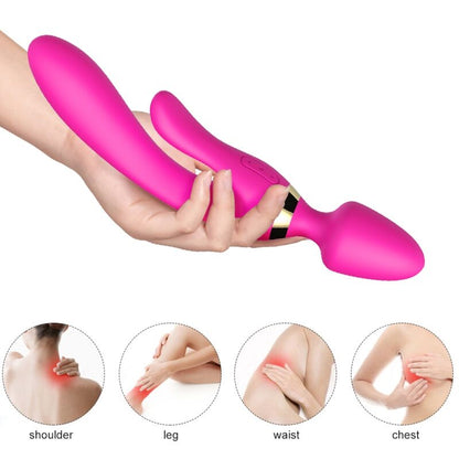 ARMONY - MASSAGEADOR E VIBRADOR RABBIT FÚCSIA