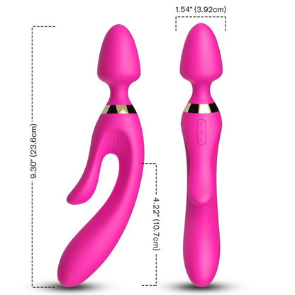 ARMONY - MASSAGEADOR E VIBRADOR RABBIT FÚCSIA