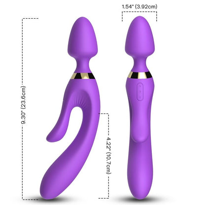 ARMONY - MASSAGEADOR E VIBRADOR RABBIT ROXO
