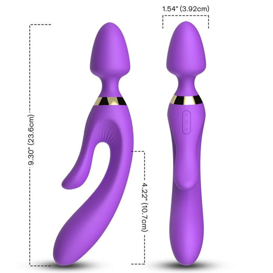 ARMONY - MASSAGEADOR E VIBRADOR RABBIT ROXO