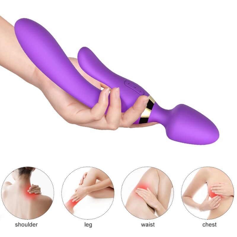 ARMONY - MASSAGEADOR E VIBRADOR RABBIT ROXO