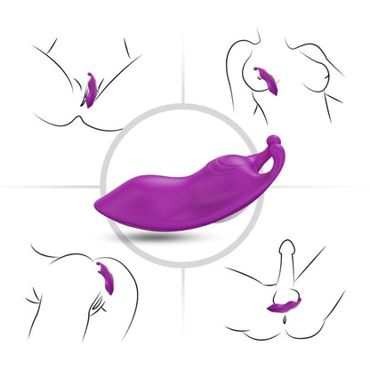 ARMONY - HONEYBEE WEARABLE PANTIES VIBRADOR CONTROLE REMOTO G-SPOT ROXO