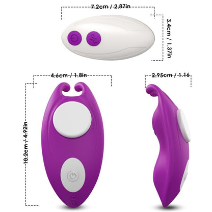 ARMONY - HONEYBEE WEARABLE PANTIES VIBRADOR CONTROLE REMOTO G-SPOT ROXO