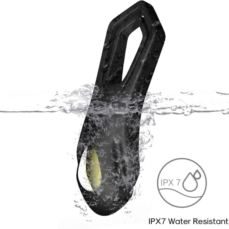 ARMONY - ROADSTER VIBRATOR DOUBLE RING CONTROLE REMOTO PRETO