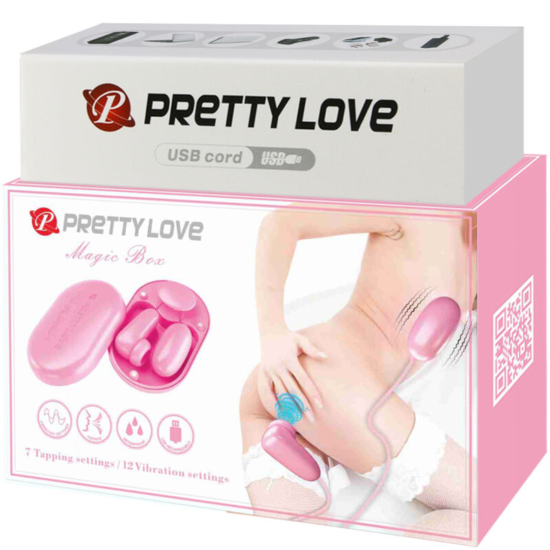 PRETTY LOVE - CAIXA MÁGICA BALA VIBRANTE E ESTIMULADOR ROSA