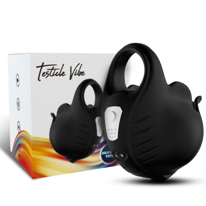 ARMONY - ANEL VIBRADOR COM VENTOSA PRETO