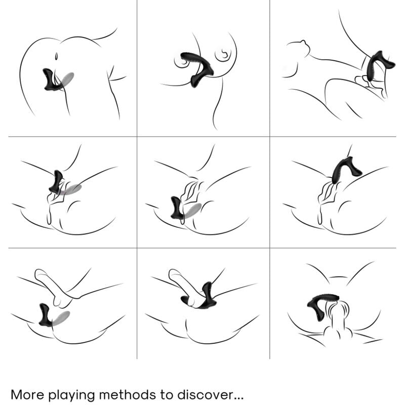 ARMONY - VIBRADOR STORM ANAL PRÓSTATA E PLUG CONTROLE REMOTO PRETO