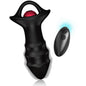 ARMONY - VIBRADOR DE DEDO KYLIN E PLUG ANAL CONTROLE REMOTO PRETO