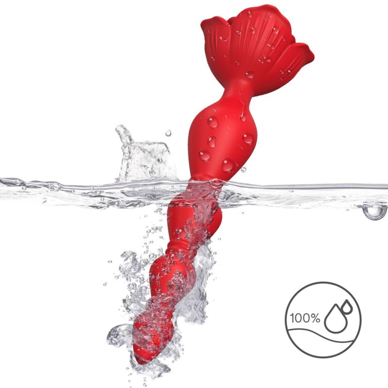 ARMONY - VIBRADOR ROSA PAGODA E PLUG ANAL VERMELHO