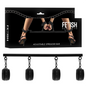 FETISH SUBMISSIVE BONDAGE - ADJUSTABLE SEPARATOR BAR 4 PIECES