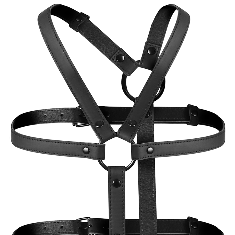 FETISCH DEVOT BONDAGE - VERSTELLBARER HARNESS OBERKÖRPER UND ARME