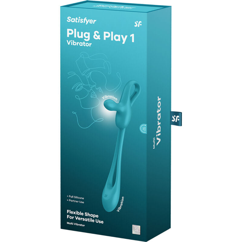 SATISFYER - PLUG &amp; PLAY 1 MULTIVIBRANTOR FLEXÍVEL