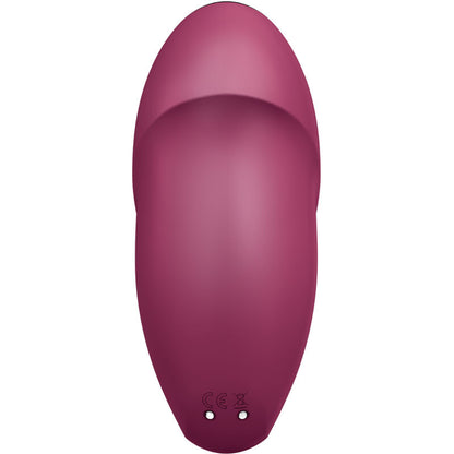 SATISFYER - TAP &amp; CLIMAX 1 AUFLEGEVIBRATOR ROT