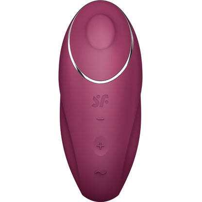 SATISFYER - TAP &amp; CLIMAX 1 AUFLEGEVIBRATOR ROT