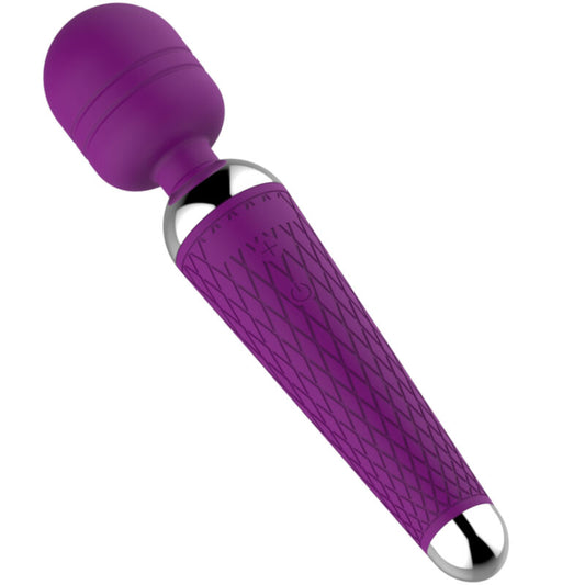 ARMONY - MASSAGEADOR DE CABEÇA FLEXÍVEL VIOLETA E VIBRADOR