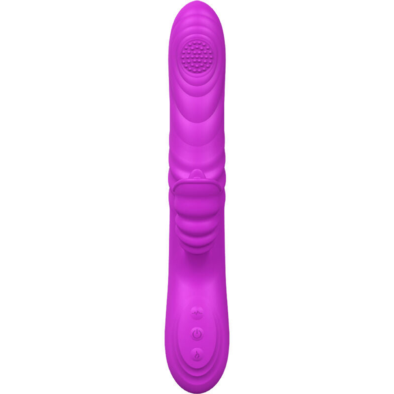 ARMONY - ANGELIA VIBRADOR MULTIFUNCIONAL COM LÍNGUA ESTIMULANTE EFEITO CALOR VIOLETA