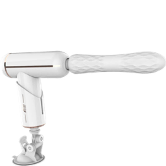 ARMONY - FKING MACHINE VIBRADOR AJUSTÁVEL E AUTOMÁTICO BRANCO