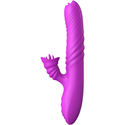 ARMONY - ANGELIA MULTIFUNCIONAL VIBRADOR LÍNGUA DUPLA EFEITO CALOR VIOLETA