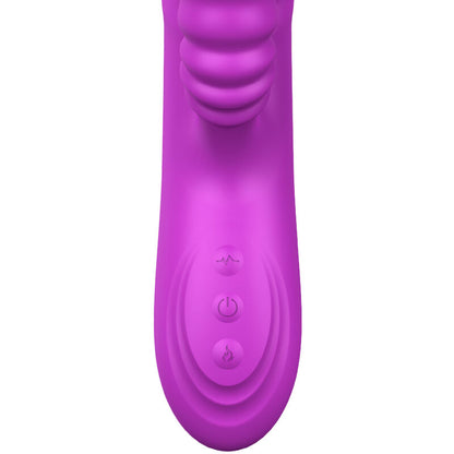ARMONY - ANGELIA MULTIFUNCIONAL VIBRADOR LÍNGUA DUPLA EFEITO CALOR VIOLETA