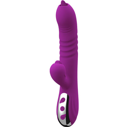 ARMONY - VIBRADOR MULTIFUNCIONAL FAIRY LÍNGUA DUPLA EFEITO CALOR VIOLETA