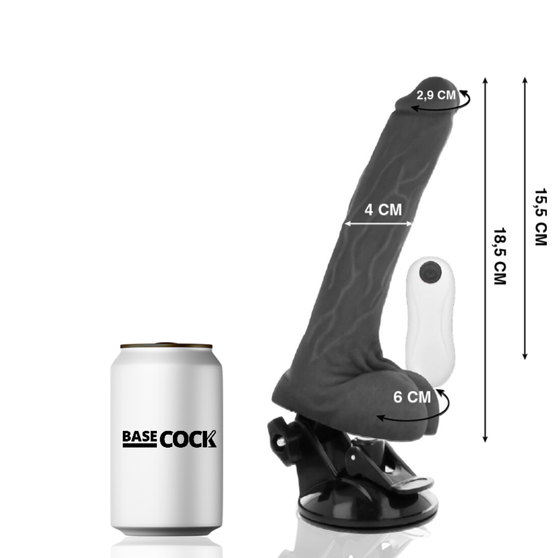 BASECOCK - CONTROLE REMOTO ARTICULÁVEL REALISTA CARNE 18,5 CM -O- 4 CM